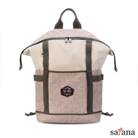 【satana】EXPLORE 探索旅人後背包 奶茶色拼接 SOSE0060 | 包包 雙肩筆電包 旅行後背包