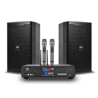 New arrival multifunctional audio system three-in-one power amplifier and 10 inch 12 inch 15 inch karaoke speaker set