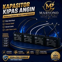 KAPASITOR KIPAS ANGIN BM ORIGINIAL 1,2UF 1,5UF 1,8UF 2,5UF 450V AC 50/60Hz BM 1,8 UF