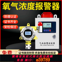 【台灣公司 可打統編】氧氣濃度報警器氧含量檢測儀醫院用氣體泄漏探測傳感器防爆固定式