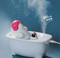 極地物種浴缸加濕器高顏值小型空氣加濕器usb靜音臥室大容量 全館免運