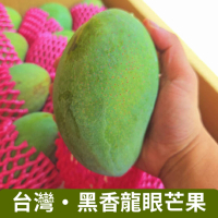 【仙菓園】黑香龍眼芒果 單顆約420克 6入(冷藏配送)