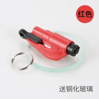 keychain car escape tool Emergency Escape Rescue Tool Portable Car Key Ring Seat Belt Cutter Escape Hammer Escape Tools