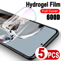 5PCS Safety Film For Xiaomi 12T Pro 11T Mi 10t Lite 5G Screen Gel Protector Hydrogel Film For Xiaomi12T 12 T Hidrogel Not Glass