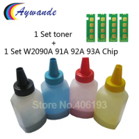116A W2060A 117A W2070A 119A W2090A Refill Toner Powder Toner Chip for HP Color Laser 150a 150w 150nw MFP 178nw 179fnw printer