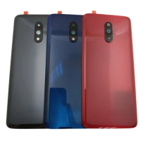 Glass Back Case For OnePlus 7 Battery Cover Back Rear Door Housing Replacement For Oneplus7 Back Housing With Camera Frame Lens