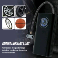 Pompa Ban Motor Mobil Elektrik Sepeda Portable