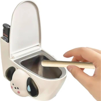 Wall Mounted Ashtray Cup, Toilet Shape Smoking Ashtray, Reusable Ashtray, Smoking Accessories for Bathrooms and Clubs