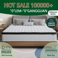 [COD] NusaHome Pengiriman 48 jam [PROMO]Kasur Spring Bed Plush Top Super Nyaman Ukuran 90x200 100x20