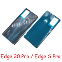 AAAA Quality 10PCS For Motorola Moto Edge 20 Pro Edge S Pro XT2153-1 Back Battery Cover Panel Door Housing Case Repair Parts