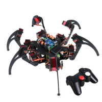 Hexapods Six-Legged Spider Crawling Robot with 32ch Controller PS2 Control and 25KG Metal Steering Gear YF6125 Digital Servo
