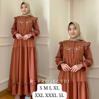 GAMIS JUMBO Celsa Maxi | Bahan Cey crinkle airflow |  Ukuran S M L XL XXL XXXL 5L