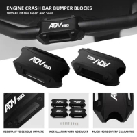 25MM Motorcycle Engine Guard Crash Bar Protection Bumper Decorative Block For Honda ADV150 ADV350 ADV 150 350 2021 2022 2023
