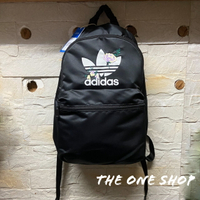 TheOneShop adidas BAG 愛迪達 背包 包包 書包 後背包 黑色 刺繡 緞帶面材質 II3406