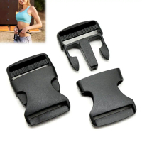 5/10 Pcs Ladder Lock Slider Plastic Buckles Backpack Black Webbing Ss X4L7