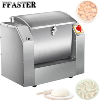 Electric Dough Kneading Machine Flour Mixers Commercial Food Spin Mixer Stainless Steel Pasta Stirring Making Bread