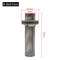 ZSDTRP 50.8mm 60mm Motorbike Universal Front Catalyst DB Killer Removable Silencer for Motorcycle Ex