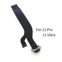 10PCS For Xiaomi Mi 11 Lite / 11 / 11 Pro / 11 Ultra USB Charging Board Dock Port Flex Cable Repair Parts