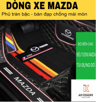 Thảm lót sàn xe Mazda CX5, Cx3, M2, M3, M6, BT 50 Full tràn viền LOGO - Da 6D cao cấp
