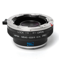 KIPON M645-EOS R 0.7x PRO | Focal Reducer Lock Version for Mamiya M645 Lenses on Canon EOS R Cameras