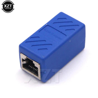 1pc RJ45 Ethernet Cable Join Extension Converter Coupler Female to Female Network LAN Connector Adapter Coupler Extender