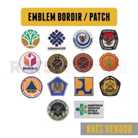 Ratsvendor Emblem Bordir / Patch Logo Instansi Negara ESDM