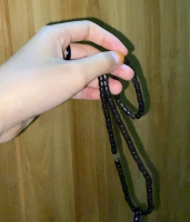 Terlaris Kalung Marjan Bandul Cincin Hitam dari Kaukah