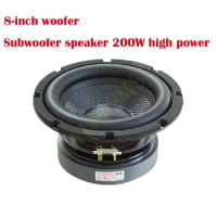 AOSIBAO 8 Inch 4 ohm 8 ohm Subwoofer Speaker 200W High-power Woofer Speakers DIY Audio Subwoofer Loudspeaker Horn