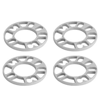 4Pcs Aluminum Wheel Spacers Shims Plate Auto Wheel Spacers 10mm Stud for 4X100 4X114.3 5X100 5X108 5X114.3