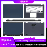 NEW Laptop LCD Back Cover For Asus VivoBook 14 TP412 TP412UA SF4100 TP412FA Hinges Palmrest Upper Bottom Case Hinge Cover blue