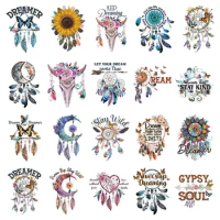 20 different styles of dream catchers Heat Transfer DIY women's T-shirt Iron On Patches striped Print personality decoration