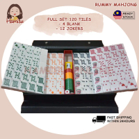 RUMMY MAHJONG SET LAMI MAHJONG 120 TILES 4PLAYER