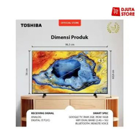 Toshiba LED TV 43 Inch 43C350NP 4K UHD GOOGLE Smart TV (Free Bracket)