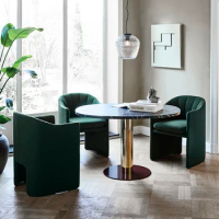 Single Sofa Chair French Simple Modern Velvet Sofa Chair Taffy Chair