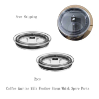 2Pcs Coffee Machine Frother Cover Cup Lid For Nespresso Whisk Aeroccino 3 Aeroccino 4 Coffee Machine Spare Parts