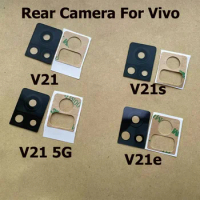 Back Rear Camera Glass Lens For Vivo V21 5G With Adhesive Sticker Camera Lens Replacement Parts For V21e V21s 4G