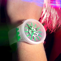 Swatch BIG BOLD系列手錶 GREENINJELLY 清新綠-47mm
