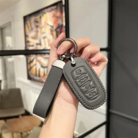 Leather Car Remote Key Case Cover Holder Fob For Great Wall Haval Hover H1 H4 Coupe H7 H8 H9 GMW H6 F5 F7 H2S Auto Accessories