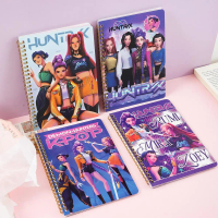 1pc Cartoon  Kpop Demon Hunters Notebook  Gift Creative  Notepad  Cute  Random Practical  Tally Book