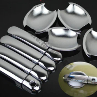 For Nissan Note E11 2005-2012 Nissan March / Micra K12 2003-2010 Chrome Car Door Handle Covers Accessories Trim Car Styling
