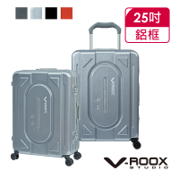【V-ROOX STUDIO】春季購物節 ALIENS 25吋 異星巡航硬殼鋁框行李箱(4色可選)
