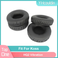 Earpads For Koss HQ2 Vibration Headphone Earcushions PU Soft Pads Foam Ear Pads Black