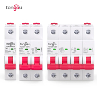Photovoltaic DC Miniature Circuit Breaker 1P 2P 4P Solar 63A DC Air Switch PV Micro Circuit Breaker 