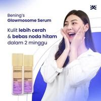 BENING’S KROMOSOM GLOWMOSOME SERUM - MENGANDUNG 10% NIACINAMIDE - BERMANFAAT UNTUK KULIT - MASIH SEG