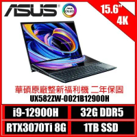 ［ASUS原廠整新福利機］ASUS Zenbook Pro Duo 15 UX582ZW-0021B12900H 蒼宇藍