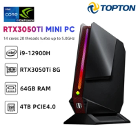 Topton 12th Gen Gaming Mini Computer Intel Core i9 12900H i7 12700H Nvidia RTX3050 8G Desktop Gamer Mini PC PCIE 4.0 WiFi6 BT5.2