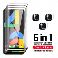 Glass For Google Pixel 4A Screen Protector For Pixel 4 A 5 Tempered Glass Protective Phone Film For Pixel 5 4A 5G camera lens