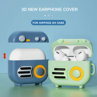 3D Cartoon Earphone Case For Airpods 3 Case Soft Transparent Hearphone Cover For Apple Air Pods Pro 3 Earbuds Cases Charging BOX