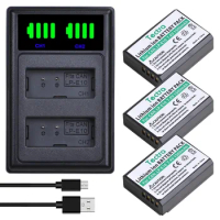 LP-E10 Replacement Battery&amp;LED Charger for Canon Kiss X50 X70 X80 X90 1100D 1200D 1300D 1500D 4000D EOS Rebel T3 T5 T6 T7 T100