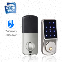 Tuya WIFI Digital Automatic Smart Biometric Fingerprint Deadbolt Electric Bolt Door Lock